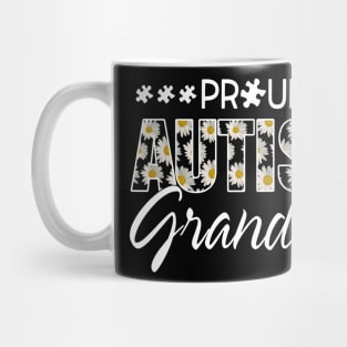 Daisy Autism Awareness Proud Autism Grandma Mug